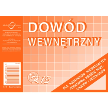 Dowód wewnętrzny A6 K13